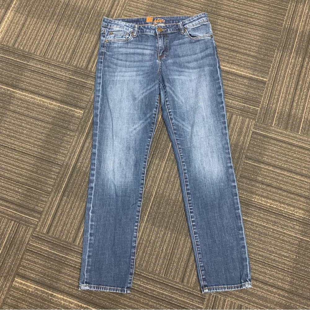 KUT from the Kloth Straight Leg Denim Jeans. Size 10.